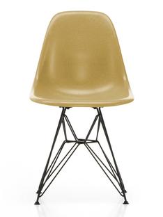 Eames Fiberglass Chair DSR Eames ochre light|Finition époxy basic dark lisse