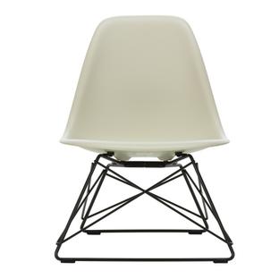 Eames Plastic Side Chair RE LSR Galet|Sans rembourrage|Revêtement thermolaqué noir basic