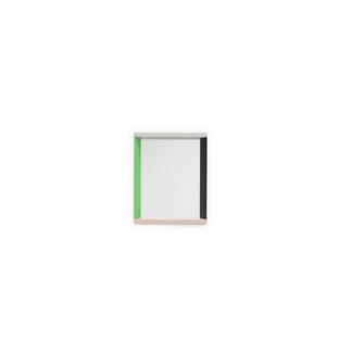 Colour Frame Mirror Petit (48 cm x 38,5 cm)|Vert / Rose