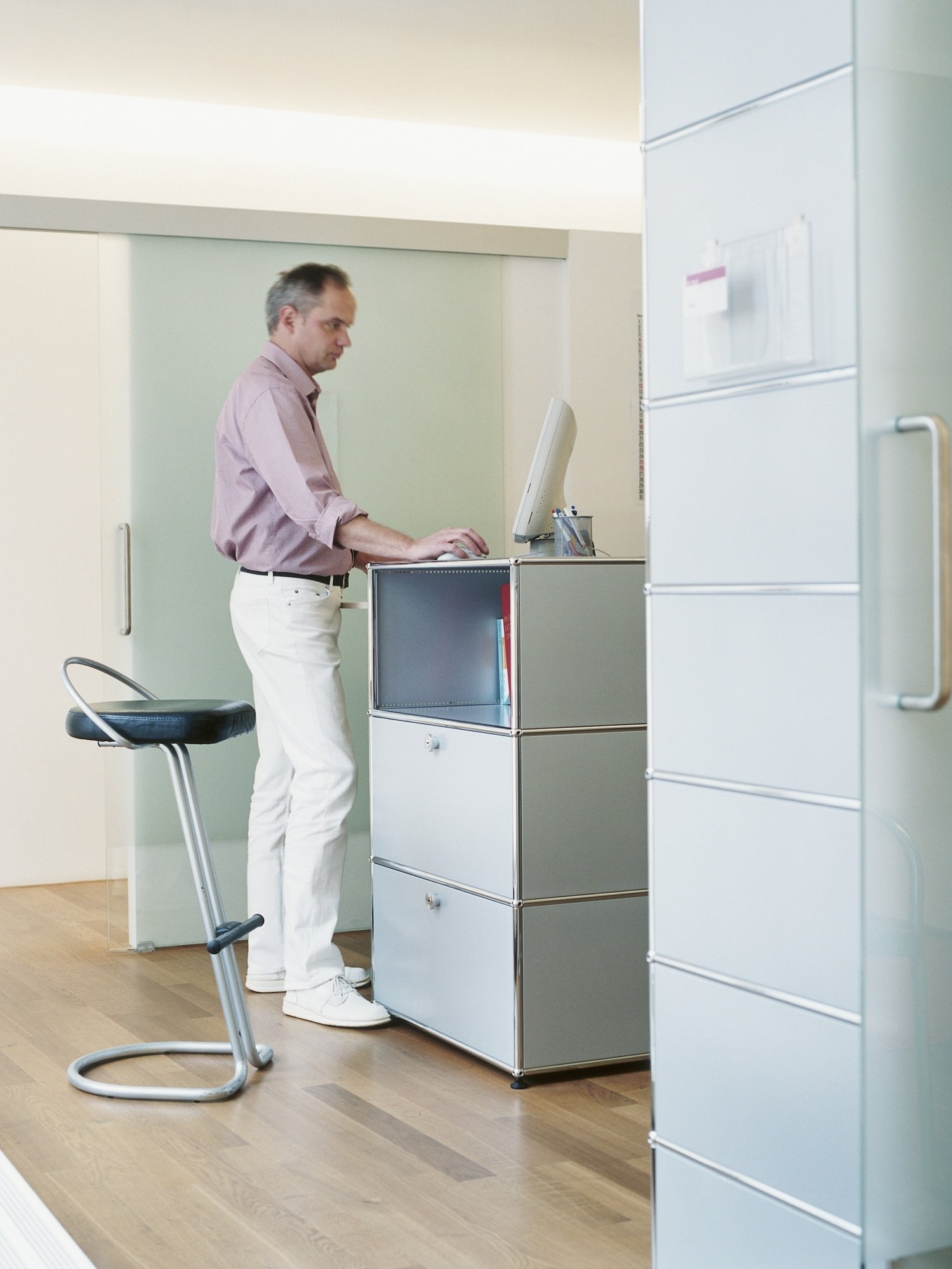 Meubles USM Haller pour le cabinet médical