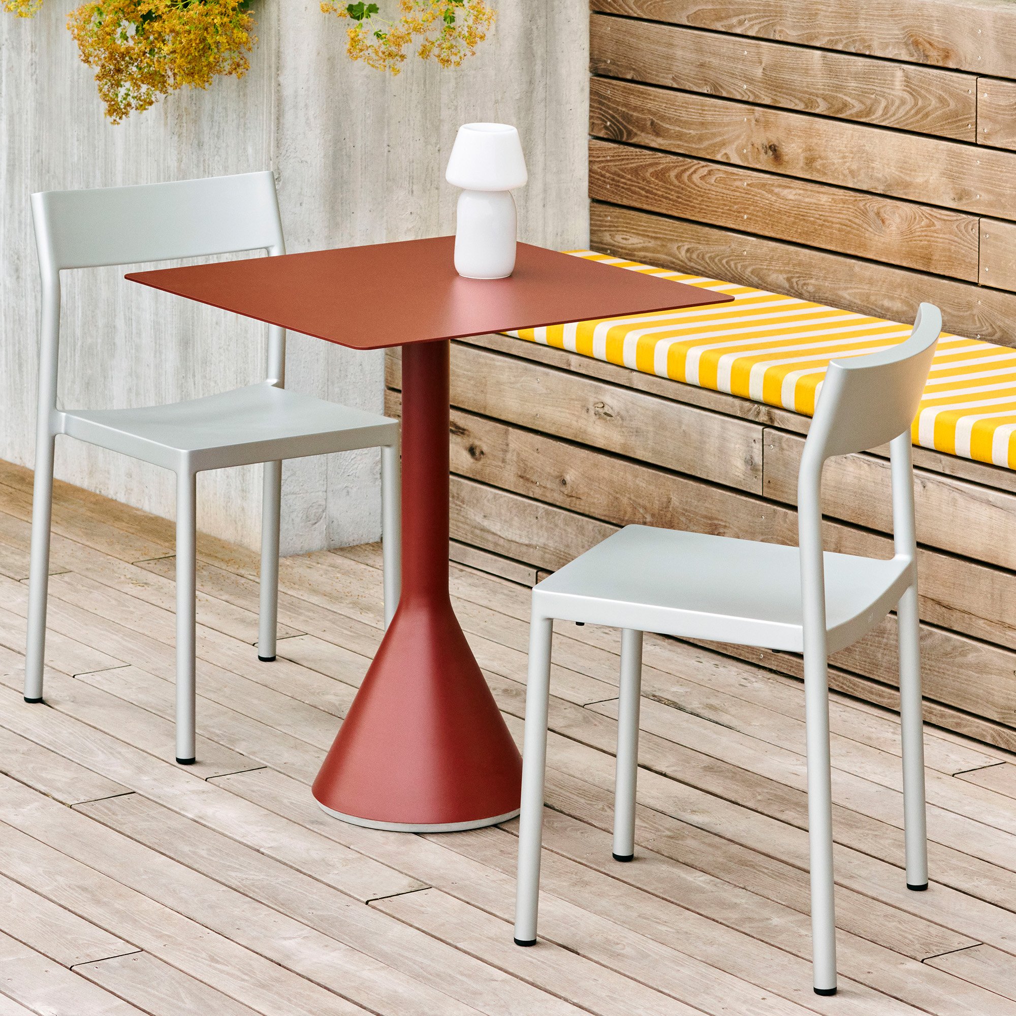 Table Palissade Cone, Ø 90 x H 74, Anthracite | Hay | Tables de