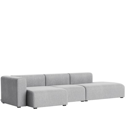 Mags Sofa Combinaison 4, Accotoir à gauche, Hallingdal 130 - gris clair