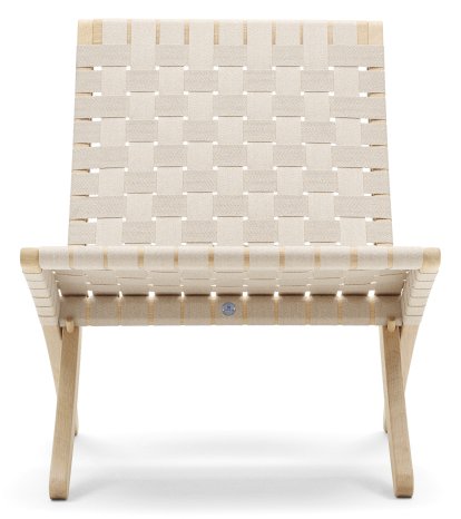 MG501 Cuba Chair, Chêne savonné, Sangles de l'assise naturel