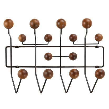 Portemanteau Hang It All, Marron: boules noyer, mat
