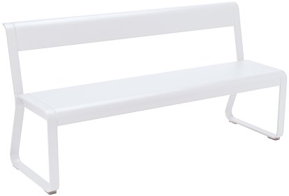 Banc à dossier Bellevie, Blanc coton