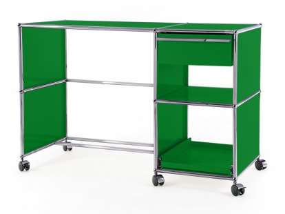 Bureau USM Haller à roulettes Type 2, Vert USM