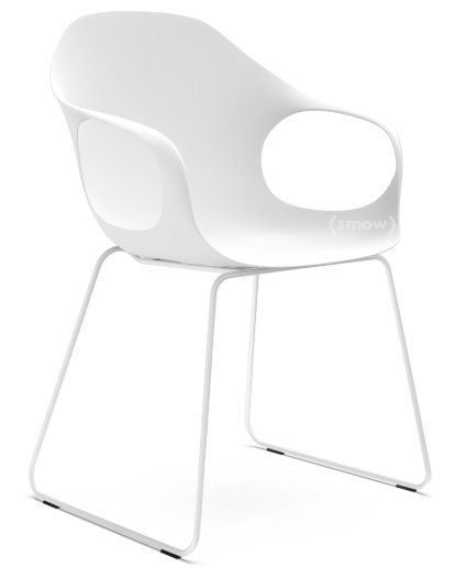 Chaise Elephant Sledge, Blanc, Acier, couleur de la coque