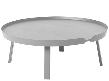 Table basse Around, XL (H 36 x Ø 95 cm), Frêne gris