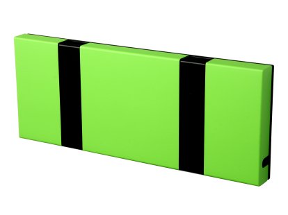 Knax, 2 crochets, Noir, MDF laqué lime