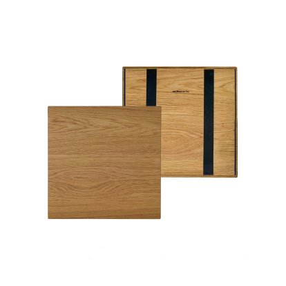 Plateau en bois pour étagères USM Haller, taille M, 35 cm x 35 cm, Chêne, huilé naturel