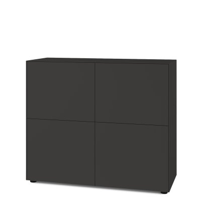 Nex Pur Box 2.0 avec portes, 40 cm, H 100 cm x B 120 cm (avec deux portes doubles), Graphite