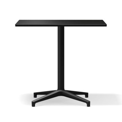Bistro Table Indoor, Rectangulaire (640x796 mm), Placage chêne foncé