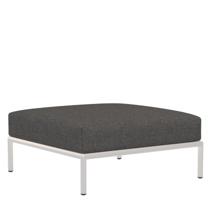 Ottoman Level 2, Muted White, Gris foncé basique
