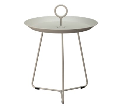 Table d'appoint Eyelet , H 46,5 x Ø 45 cm, Beige