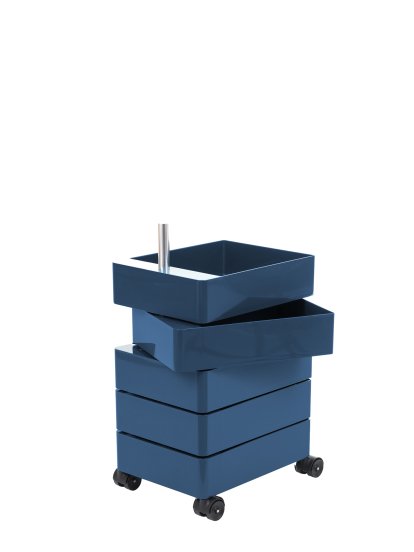 360° Container, 720 mm (5 étages), Bleu
