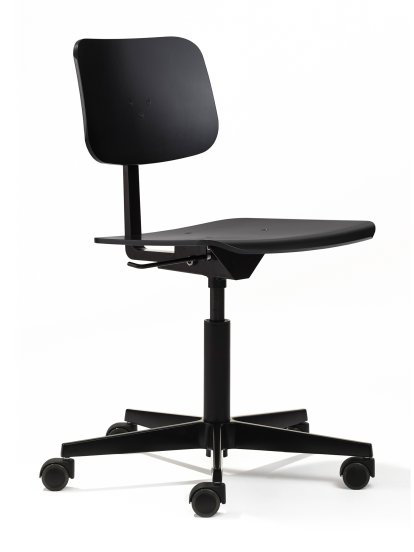 Chaise de bureau Mr. Square, Noir RAL 9005