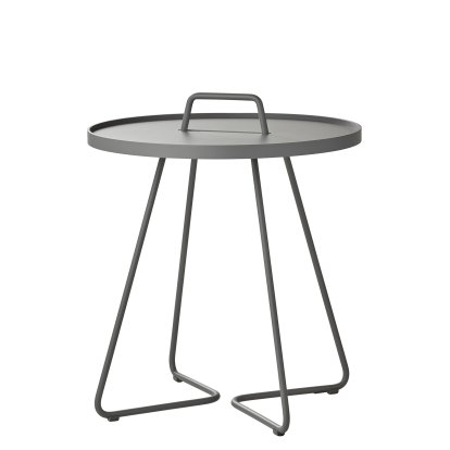 Table d'appoint On-the-move, Petit - H 54 cm x Ø 44 cm, Gris clair