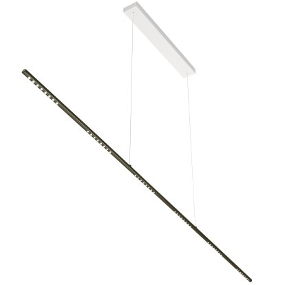 Suspension LUM, 195 cm, Chrome fumé