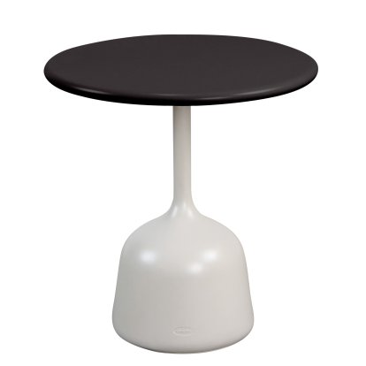 Table d'appoint Glaze, Aluminium - Gris lave, Sable