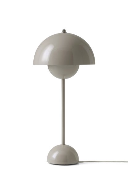 Lampe de table Flowerpot VP3, Gris beige  