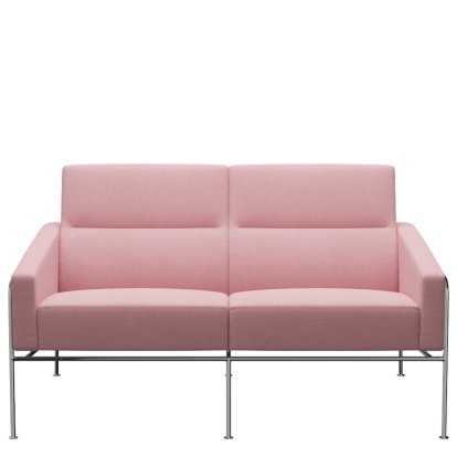Canapé série 3300, Acca 621 - Rose poudré, Acier chromé 