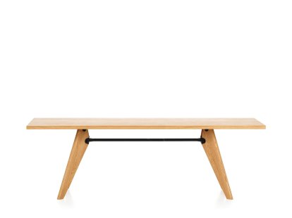 Table Solvay, 200 x 90 cm, Chêne massif naturel huilé