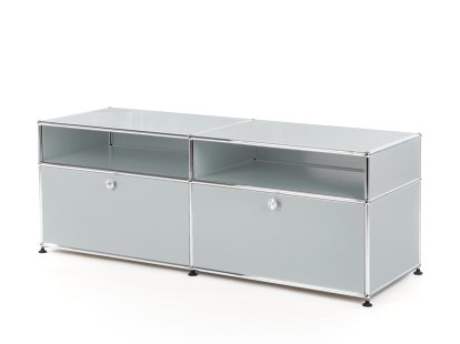 Meuble TV USM Haller, Argent mat USM
