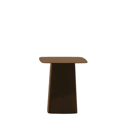 Metal Side Table, Chocolat, Moyenne (H 44,5 x l 40 x P 40 cm)