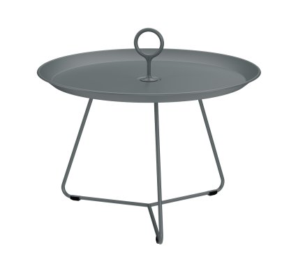 Table d'appoint Eyelet , H 41 x Ø 57,5 cm, Gris foncé