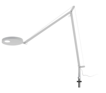 Lampe de table Demetra LED, Blanc, Fixation à vis