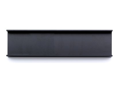 Vide-poche Meterware, Haut (5 cm) noir intense, Sans compartiment