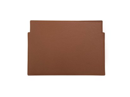 Tapis en cuir pour USM Haller, Rabat de porte intérieur, 50 x 35 cm, Cognac