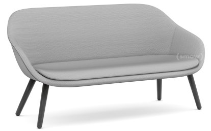 About A Lounge Sofa for Comwell, Steelcut Trio - gris clair, Chêne laqué noir