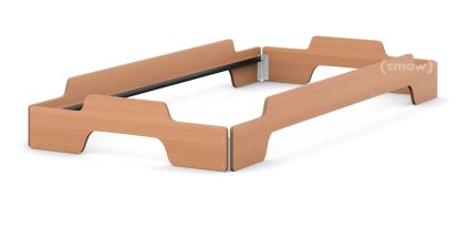 Lit empilable Rolf Heide, 90 x 190, Hêtre laqué, Sans sommier