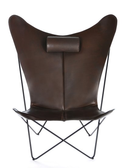 KS Chair, Moka, Acier thermolaqué noir
