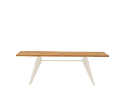 Table EM, 220 x 90 cm, Chêne massif naturel huilé, Écru