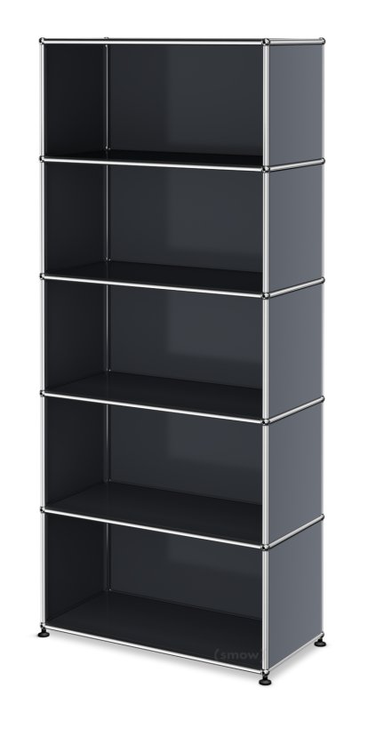 Étagère à dossiers USM Haller ouverte, Anthracite RAL 7016