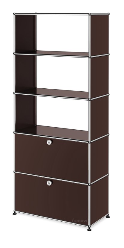 Étagère à dossiers USM Haller, Marron USM