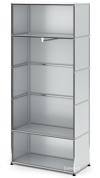 Penderie USM Haller M avec tringle Type 1, Argent mat USM