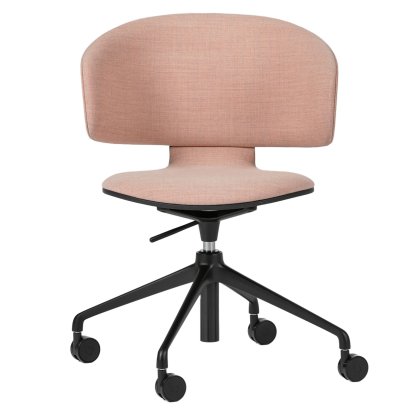 Chaise de bureau Studio Chair, Rose clair, Noir
