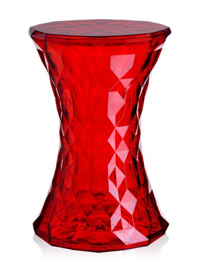 Tabouret Stone, Rouge