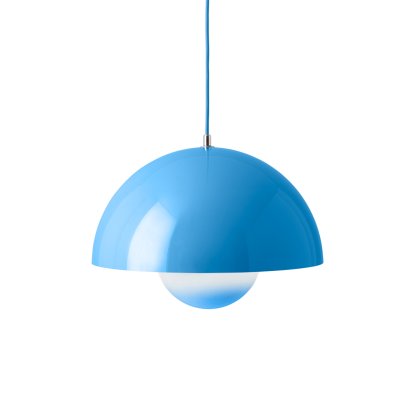 Suspension Flowerpot VP7, Bleu de bain