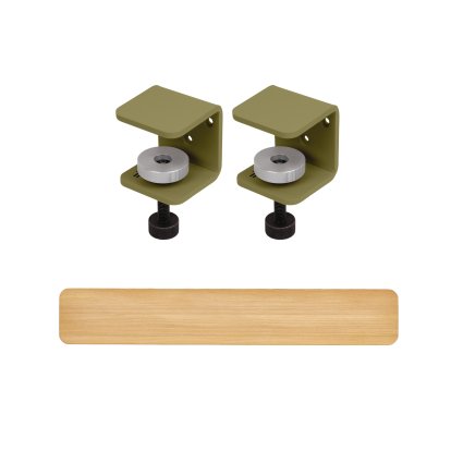 Etagère murale Tiptoe chêne massif, Étagère murale 120 cm, TipToe x HEJU - Vert bruyére