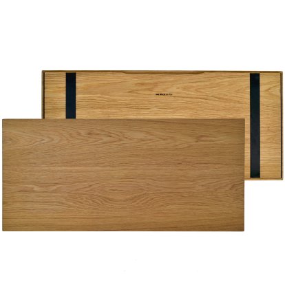 Plateau en bois pour étagères USM Haller, taille M, 75 cm x 35 cm, Chêne, huilé naturel