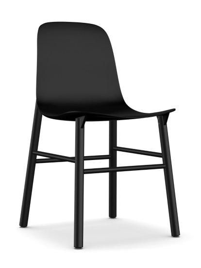 Sharky, Noir, Bois laqué, couleur de la coque