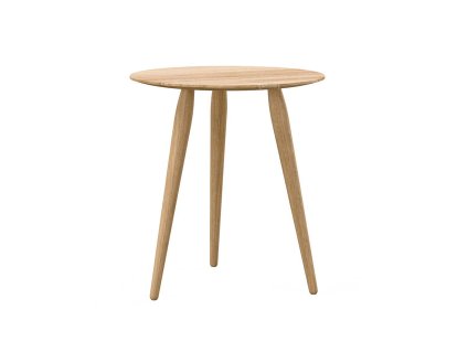 Table PLAYround Bois, Chêne huilé  , ø 45 cm, Chêne huilé  , 50 cm