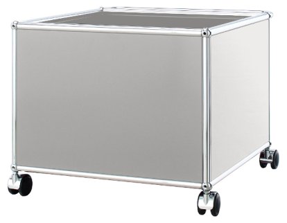 Caisson mobile pour enfants USM Haller, Gris clair RAL 7035, H 43 x L 53 x P 53 cm