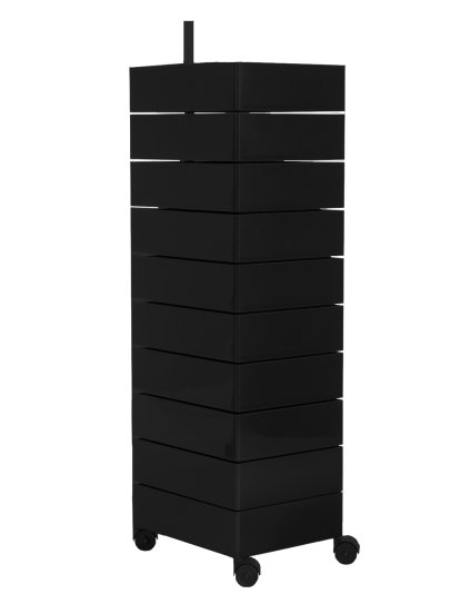 360° Container, 1270 mm (10 étages ), Noir