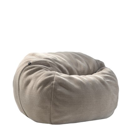 Beanbag Vetsak, M (H 70 x Ø 110 cm), Cord velours - Platinum