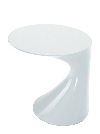 Table d'appoint Tod, Blanc